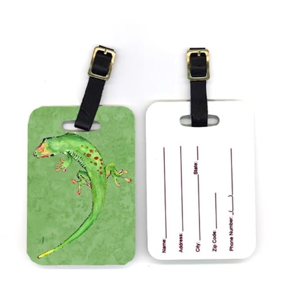 Pair of Gecko Luggage Tag