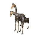 thumbnail image 1 of Pair of Giraffes Bronze Statues -  Size: 32"L x 12"W x 55"H., 1 of 20