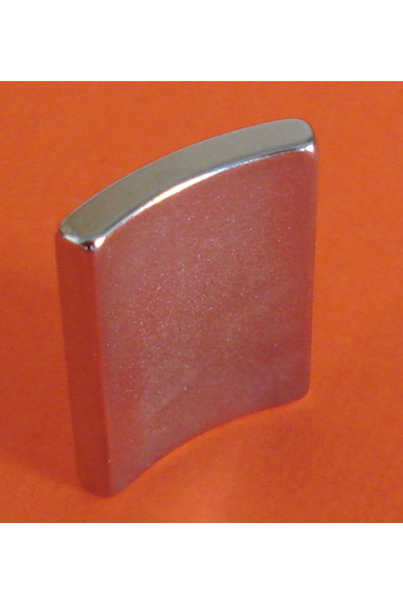 Pair of High Temp Neodymium Arc Magnets 2" OD x 1.75" ID x 1" 45 Deg N42SH