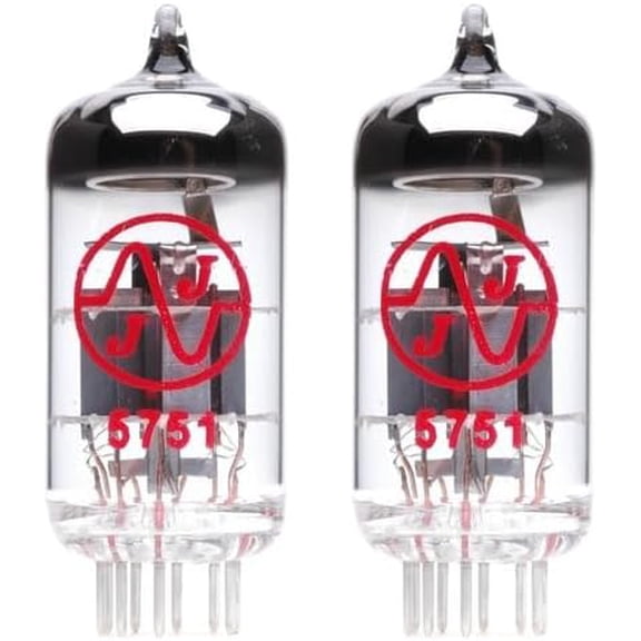 Pair of JJ 5751 Preamp Tube for Guitar, Bass, Keyboard, All - 3 Band - 2 Output Channels - Musical Instrument Amplifier Tubes$$Music