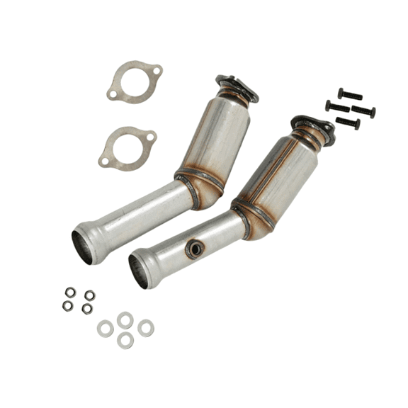 Pair of Left & Right Catalytic Converters for 2011-2014 Ford Mustang GT / Boss 302 5.0L V8, Direct Fit EPA Compliant