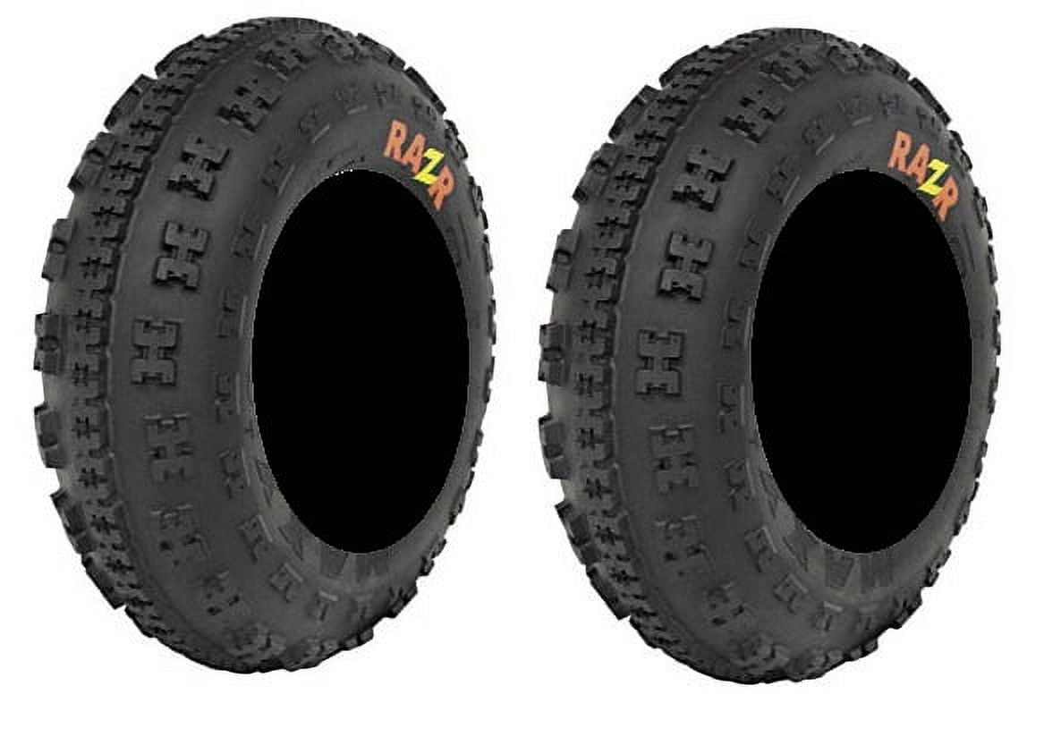 Pair of Maxxis Razr Front ATV Tires 4ply 22x7-10 (2)