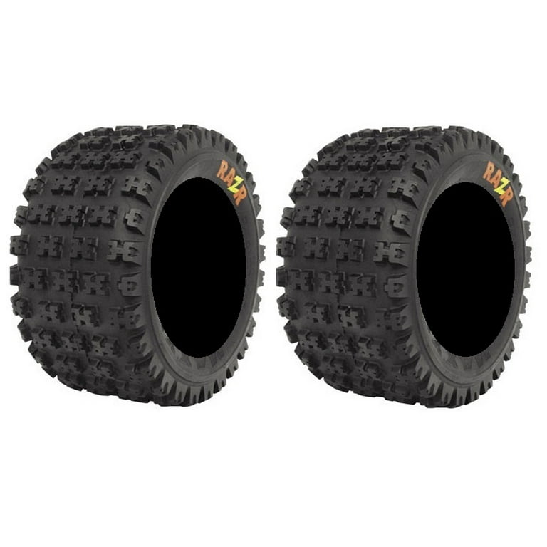 Pair of Maxxis Razr Rear ATV Tires 6ply 22x11-9 (2