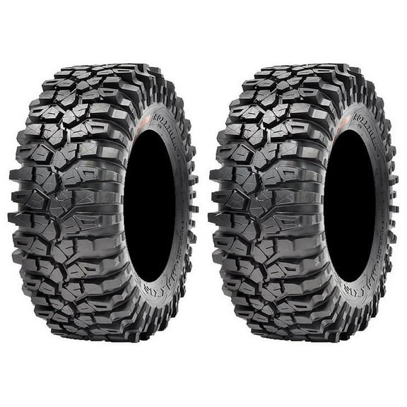 Pair of Maxxis Roxxzilla Radial (8ply) ATV Tires 35x10-14 (2)