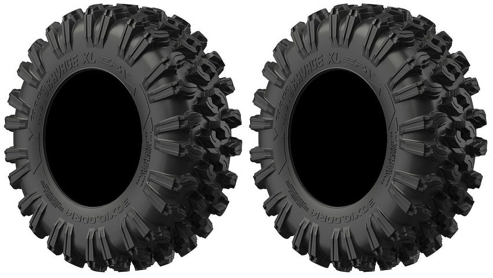 Pair of Motosport EFX MotoRavage XL (8ply) Radial 40x1018 ATV Tires (2