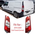 thumbnail image 2 of Alvo Upper Tail Light Reflector For Ford Transit Connect Titanium XL XLT 2014-19 | LH Driver Side | Red/Clear Lens 2 of 2