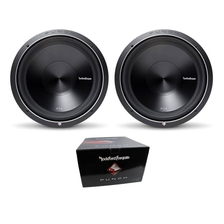 Pair of Rockford Fosgate 15" Punch P3 2400W Dual 2 Ohm Subwoofer P3D2-15