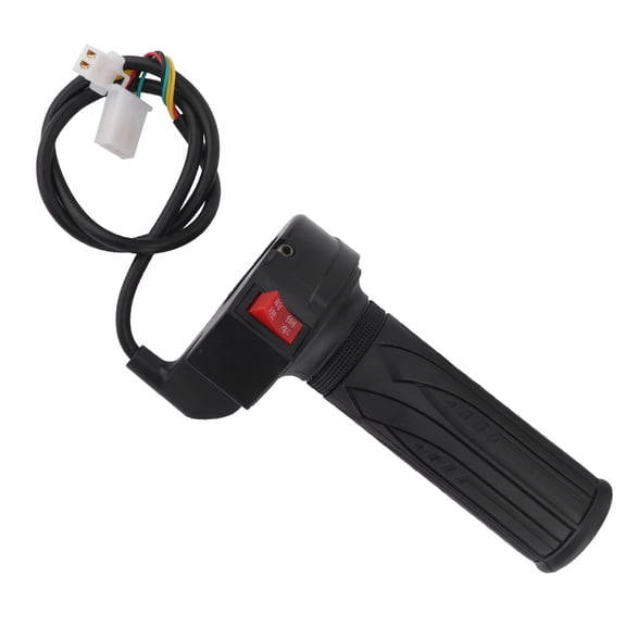 Pair of Rubber Electric Bike Handle Grips with Forward Reverse Speed Control Switch