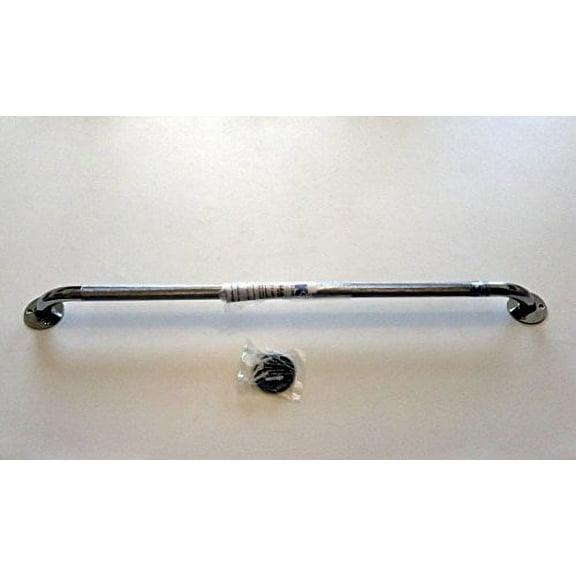 Pair of Safety Bathroom Grab Bar, Powder Coated Steel, 16 Inches