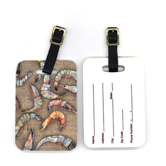 Pair of Shrimp Luggage Tag