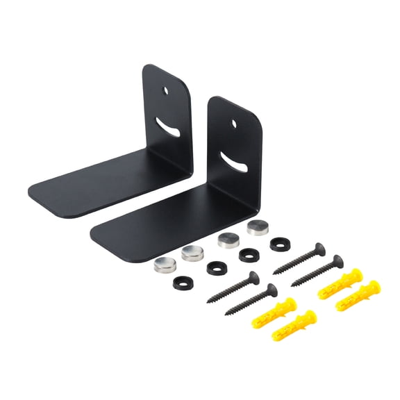 Pair of Steel Wall Mounts Brackets Holder for Wall Mounting Auditory Stands with Easy Installation