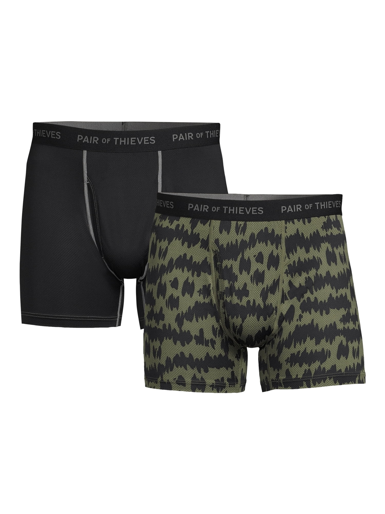 PAIR OF THIEVES Tap Water Park Mens Boxer Briefs - BLK/MULTI