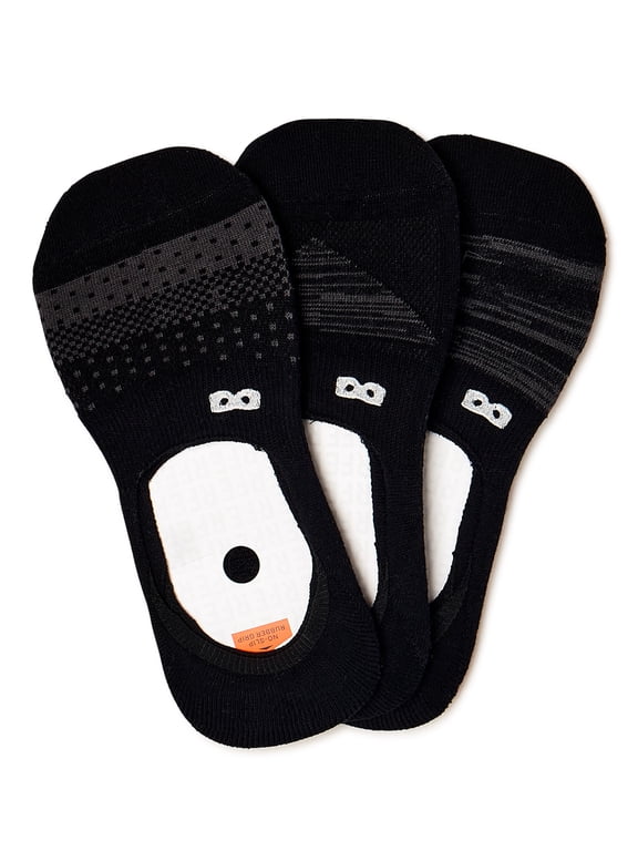 Blackout/Whiteout Cushion No-Show Sock Men's 3-Pack