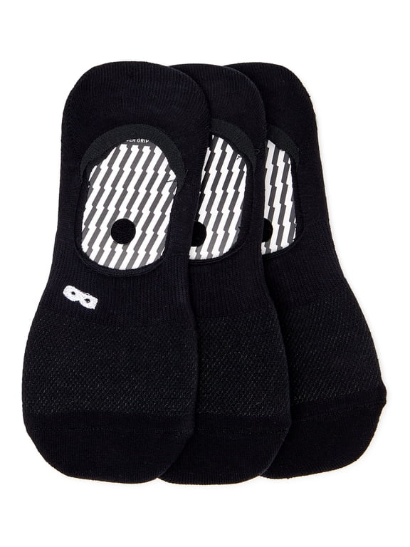 Blackout/Whiteout Cushion No-Show Sock Men's 3-Pack