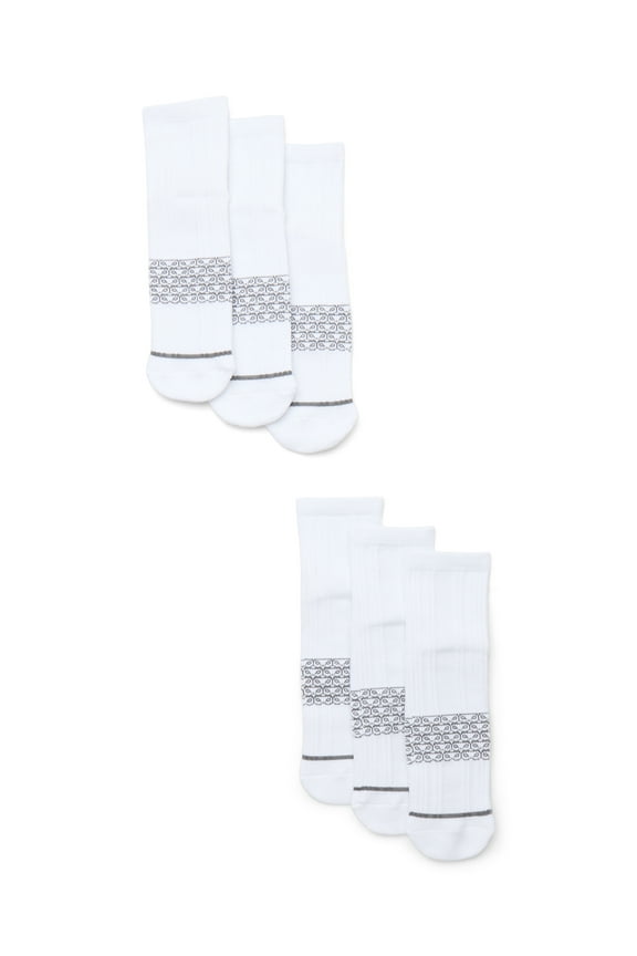 Men's Stretch Ankle Socks, 6-Pack, Shoe Sizes 6-12