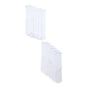 Pair of Thieves Mens All Comfort Crew Socks, 12-Pack, Shoe Sizes 6-12