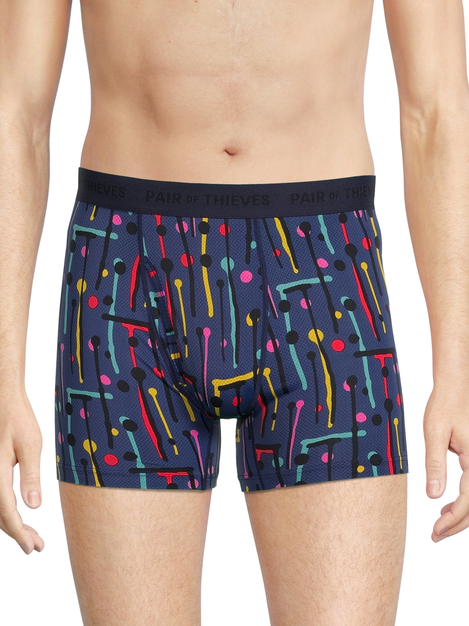 Pair of Thieves Men's Holiday Paint Boxer Brief, 1-Pack