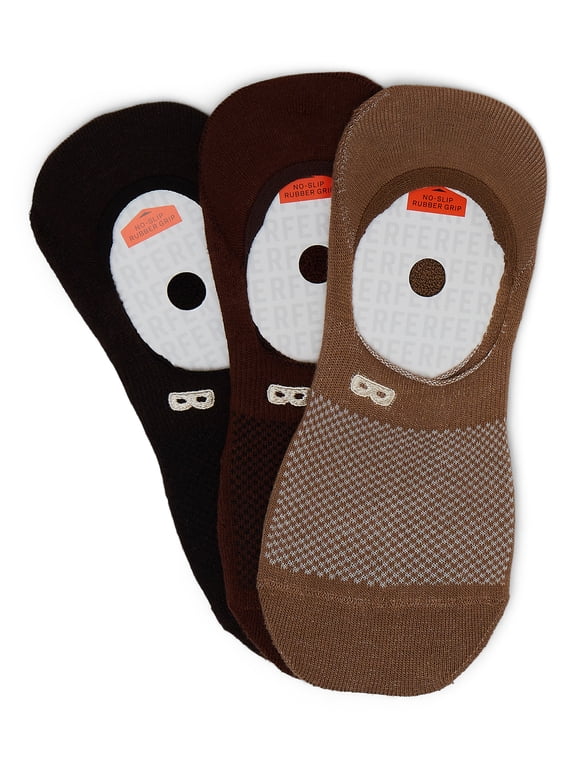 Men's No Show Socks, 3-Pack
