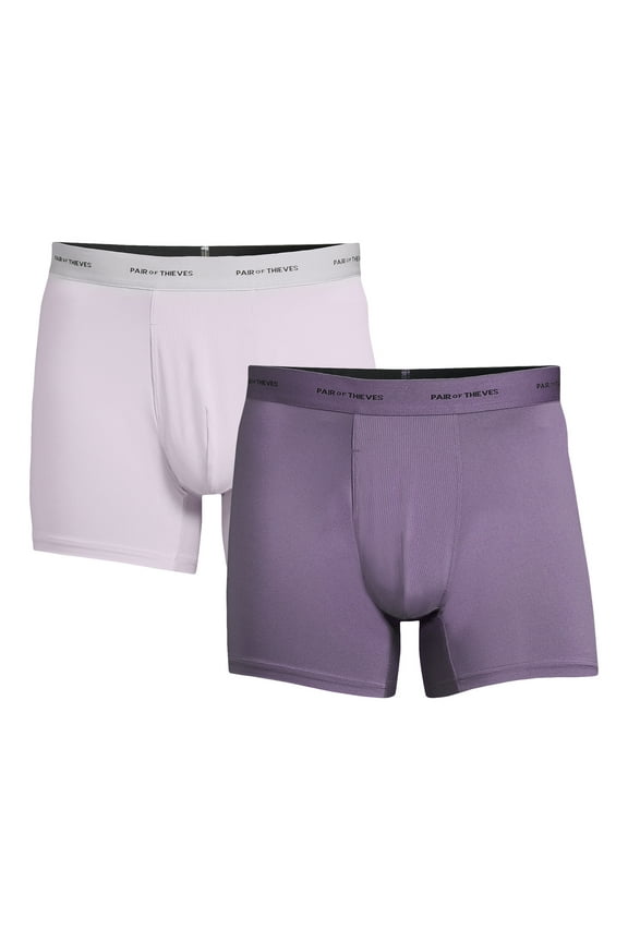 Men's Quick Dry Boxer Briefs, 2-Pack