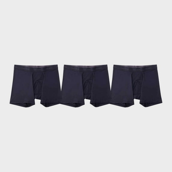 Pair of Thieves Men's Quick Dry Boxer Briefs 3pk - (Black, Medium)