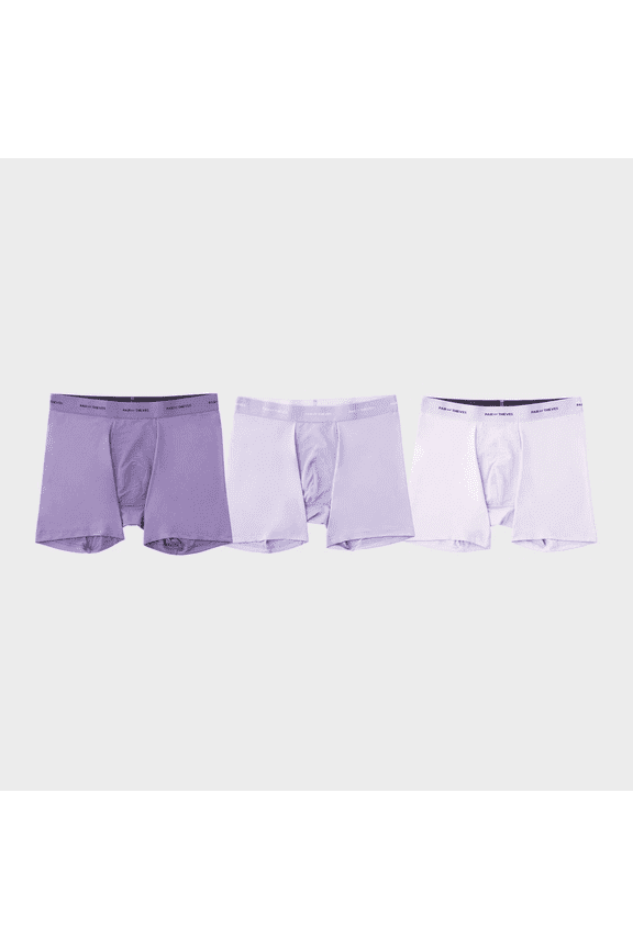 Men's Quick Dry Boxer Briefs 3pk - (Lavender, XLarge)