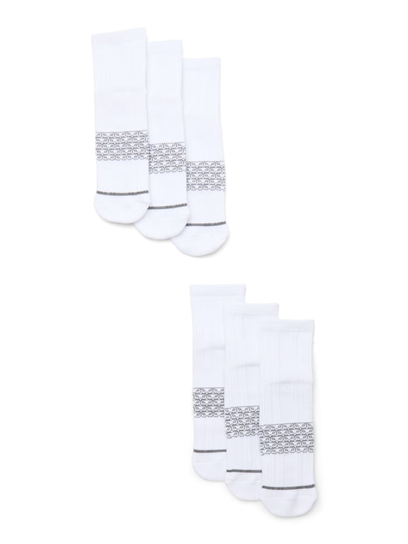 Men's Stretch Ankle Socks, 6-Pack, Shoe Sizes 6-12