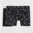 thumbnail image 1 of Pair of Thieves Men's Super Fit Boxer Briefs 2pk, Galaxy/Black, Medium, 1 of 5