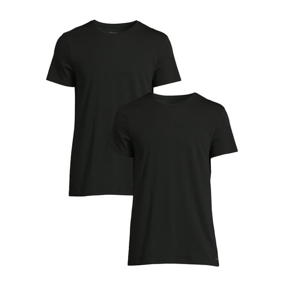 Pair of Thieves Men’s Super Soft Slim Fit Black Crewneck Tees, 2-Pack, Sizes S-3XL