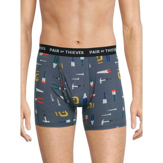 Pair of Thieves Men’s SuperFit Boxer Briefs, 1-Pack, Sizes S-3XL