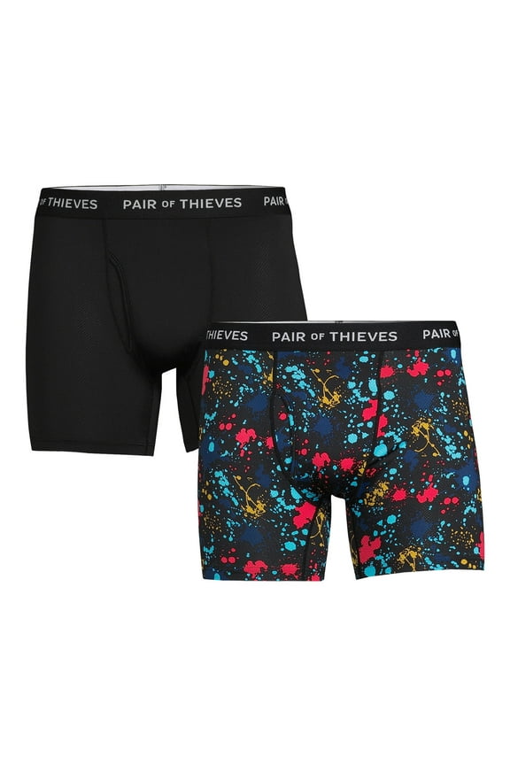 Men’s SuperFit Boxer Briefs, 2-Pack