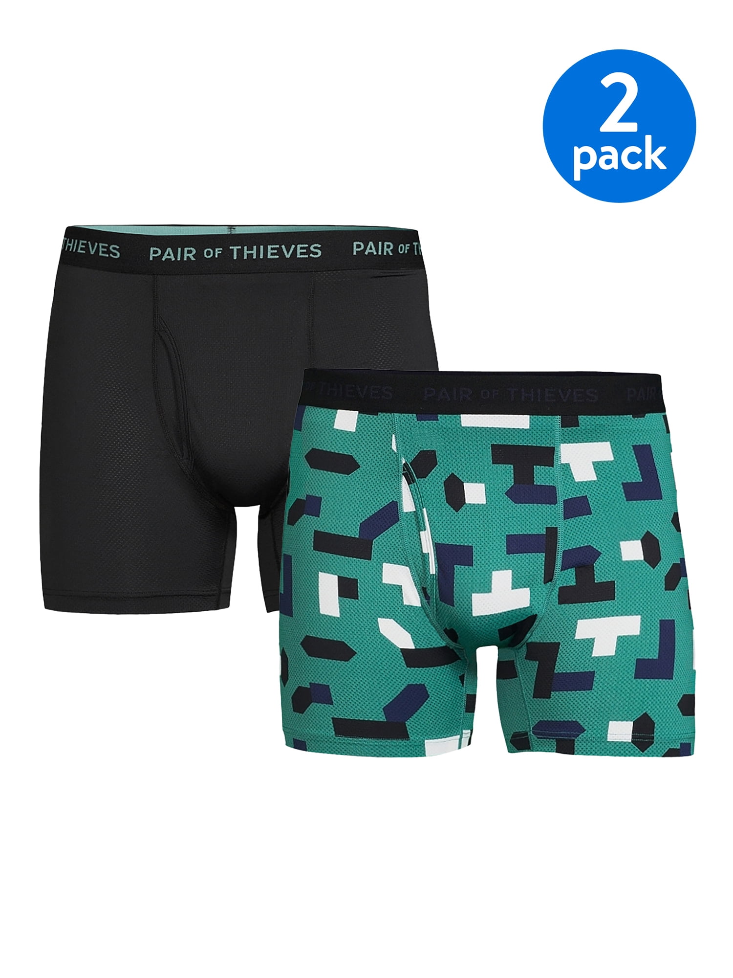 Pair of Thieves, Underwear & Socks, Nwt Pair Of Thieves Superfit 2pack  Adult Mens Boxer Briefs Mens Small