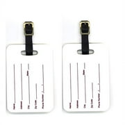 Pair of Trapanis Eatery Luggage Tags