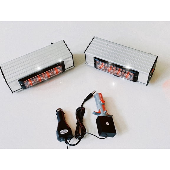 Pair of Wireless LED Tow Lights with Red Stop/Tail/Turn Signals w/ Magnetic Base