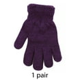 thumbnail image 1 of Pair of Womens Winter Knit Gloves Warm Soft Stretch Full Finger Mittens, 1 of 5