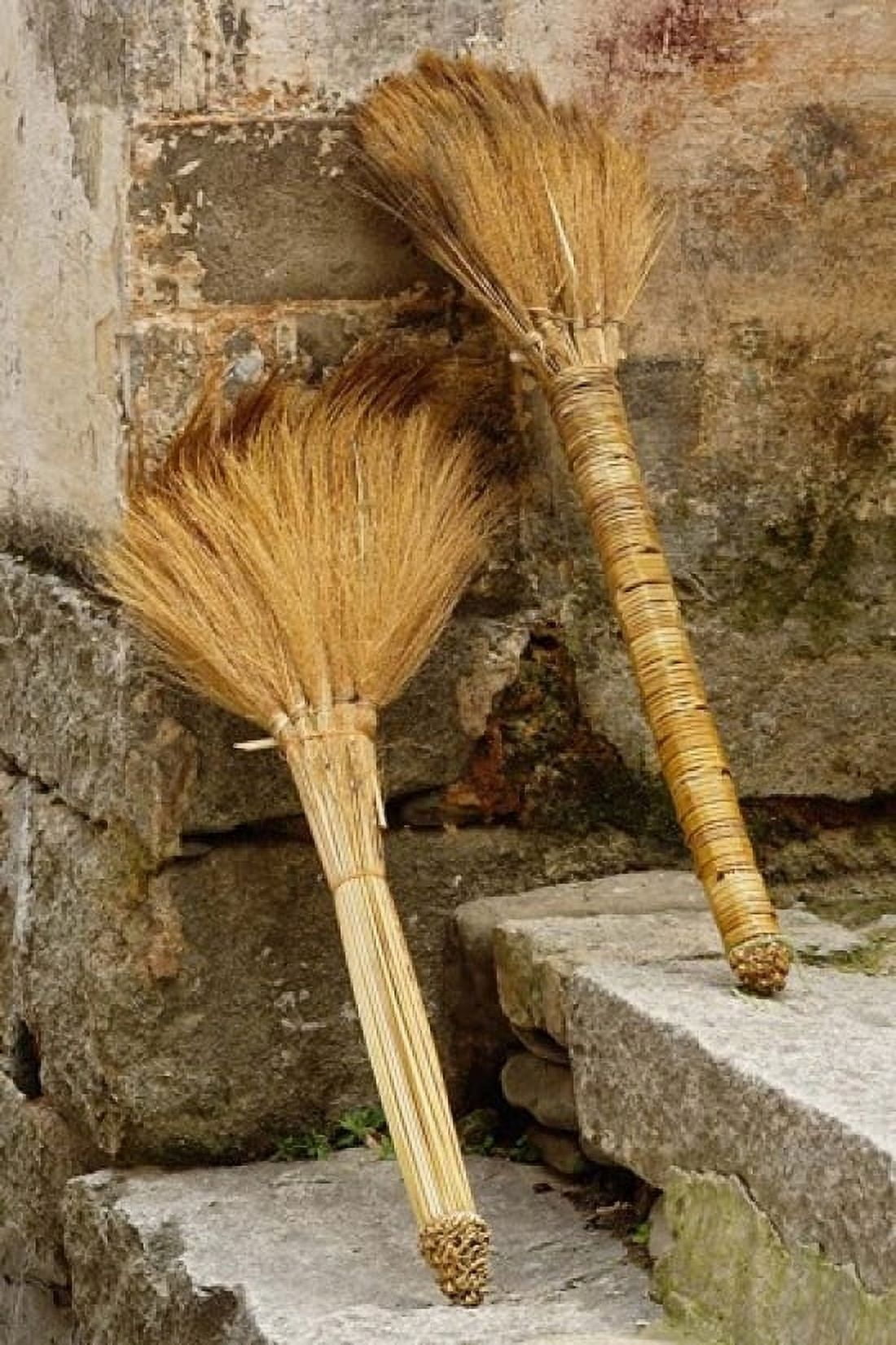 Pair of brooms on steps Hong Cun Village Yi County China Canvas Art - Adam Jones DanitaDelimont (11 x 17)