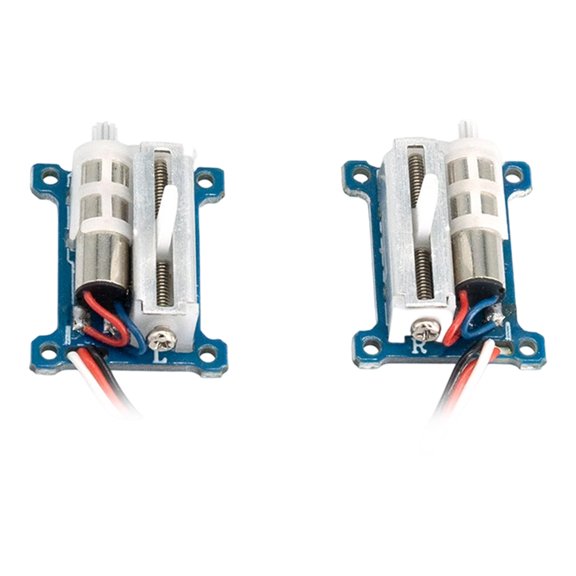 Paired Left Right Linear Servos 3.7-6V, Fixed Control Parts with Compact Push Pull Action for Hobby Robotics