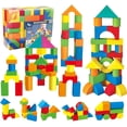 thumbnail image 1 of Pairez Toys Foam Blocks for Toddlers, 138 Pieces EVA Soft Stacking Building Blocks Toy Set, Early Learning Construction Toys & Gifts for Kids, Boys & Girls 18+ Months 1-3 Years, 1 of 6
