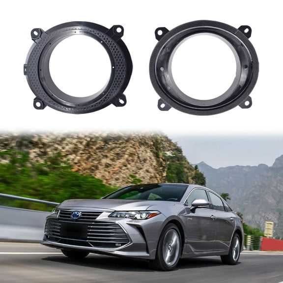 Pairs 6.5" Front Door Speaker Adapters With Harness For 2019-2025 Toyota Avalon/2018-2025 Camry