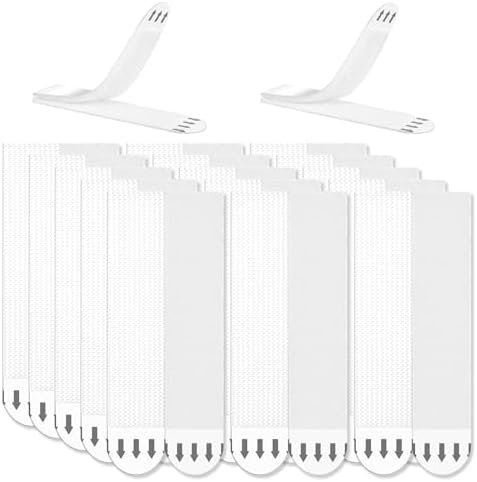 36 Pairs (72 Strips) Picture Hanging Strips – Heavy Duty Removable Hook & Loop Tape, Damage-Free, 16x70mm