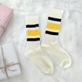thumbnail image 1 of Pairs Kids Cotton Socks,Boy Crew Socks,Kids Sports Cushioned Crew Socks,Casual Stripes Socks,Mid Cut Ankle Socks for Boys Girls 3-12 Year Old, 1 of 3