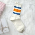 thumbnail image 1 of Pairs Kids Cotton Socks,Boy Crew Socks,Kids Sports Cushioned Crew Socks,Casual Stripes Socks,Mid Cut Ankle Socks for Boys Girls 3-12 Year Old, 1 of 3