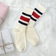 thumbnail image 1 of Pairs Kids Cotton Socks,Boy Crew Socks,Kids Sports Cushioned Crew Socks,Casual Stripes Socks,Mid Cut Ankle Socks for Boys Girls 3-12 Year Old, 1 of 3