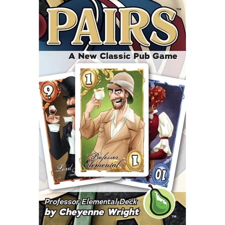 Pairs: Professor Elemental Deck- Cheapass Games, Press Your Luck Card Game, Greater Than Games, Ages 12+, 3-6 Players