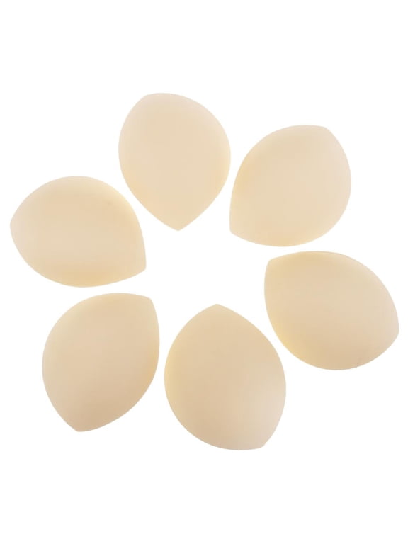 Pairs Sponge Bra Pad Bra Insert Enhancers - Nude, 13 x 10 pieces 2.2cm