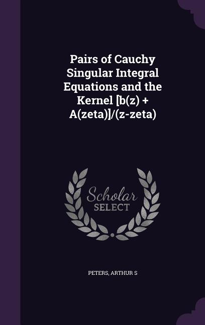 Pairs of Cauchy Singular Integral Equations and the Kernel [b(z) ] A ...