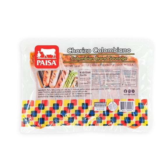 Paisa Colombiano Chorizo, 16oz