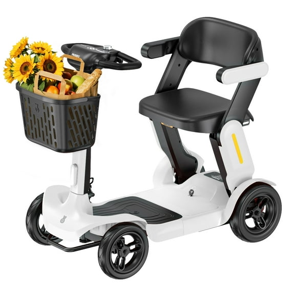 Paiseec Mobility Scooter for Adult, 25 Miles Endurance Lightweight Mobility Scooter, Folding Mobility Scooter for Adult, Powered Mobility Scooter All Terrain Motorized Scooter Collapsible