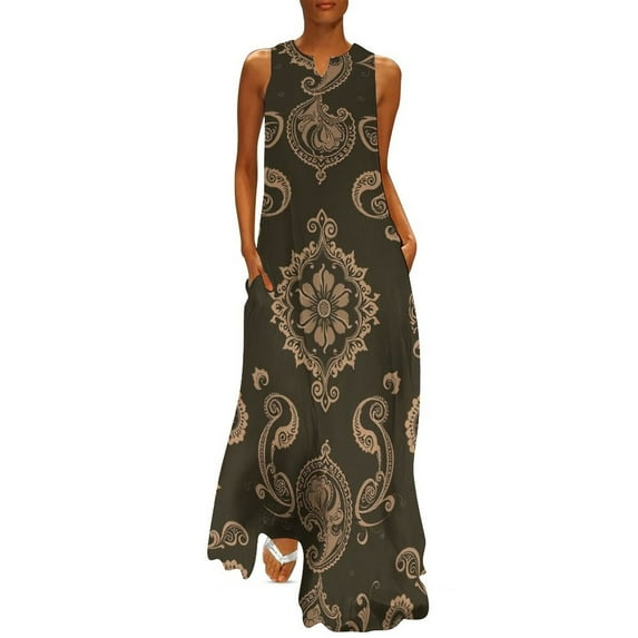 Paisley 2025 Dress Evening Elegant And Chic Women for Outfits Beach Clothes Women Dress
