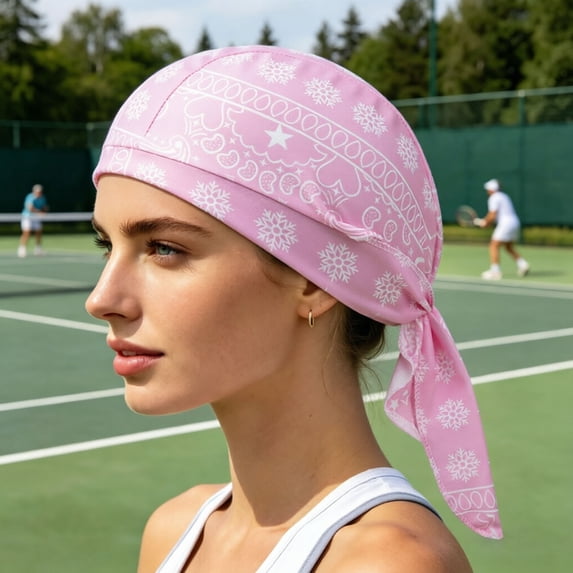 Paisley Bandana Headscarf Cap, Elastic Sweat-wicking Motorcycle Head Wrap, Breathable Outdoor Sports Headband, Versatile Running Cycling Headwear