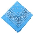 thumbnail image 1 of Paisley Bandanas Multi Colored Set Cowboy Bandana Head Scarf Double Sided, Light Blue, 1 of 9